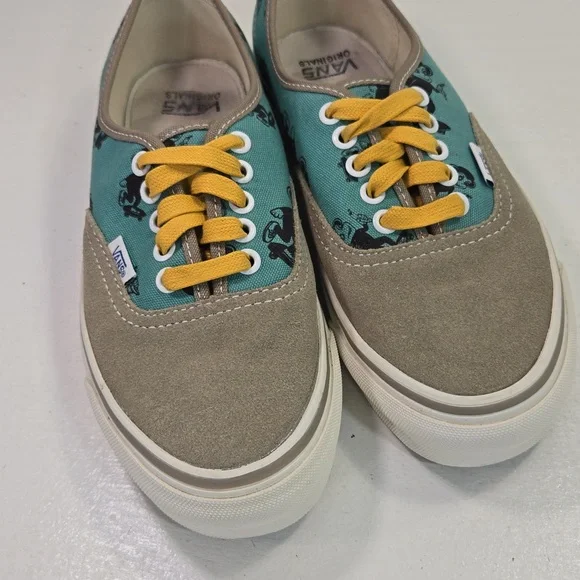 Vans Vault OG Sk8 Monkey Lo-Top Dune Tan & Blue Sneakers Mens 6½ Women's 8 - Picture 12 of 12